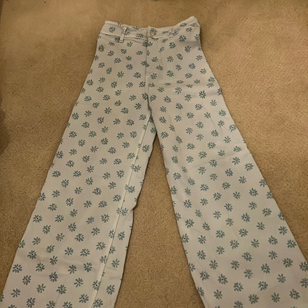 Zara wide straight jeans